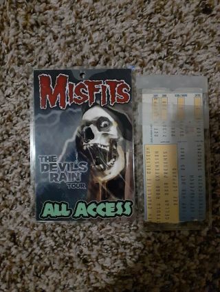 Misfits Backstage Pass And Vintage Def Leppard Concert Ticket
