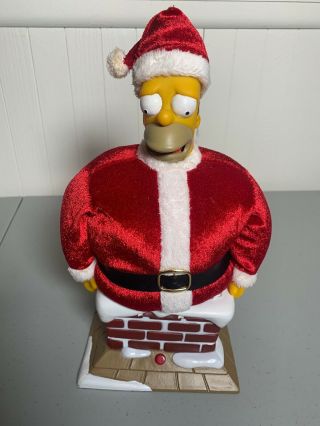 Talking Santa Homer Simpson In A Chimney Animated The Simpsons 2004 11 "