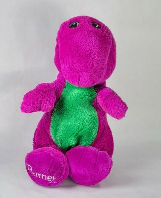 Barney The Dinosaur Plush 13 " Purple Vintage Stuffed 1992 Lyons Golden 90s Toy
