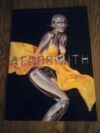2001 Aerosmith - Just Push Play World Tour Program Book
