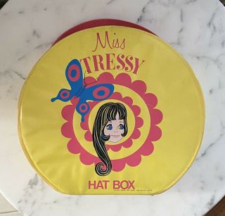 Vintage Miss Tressy Doll Hat Box Case 1971 Rare