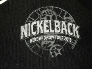 Nickelback 2012 Tour Here And Now Zip Up Long Sleeve Hoodie Mens Women 
