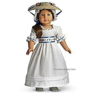 Pleasant Company 1993 American Girl Felicity Summer Gown & Lace Cap In Bag