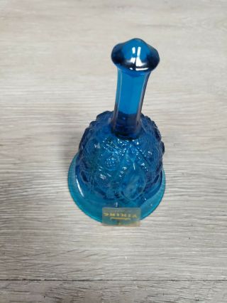 Vintage Imperial Viking Glass Cape Cod Cobalt Blue Bell B4 3