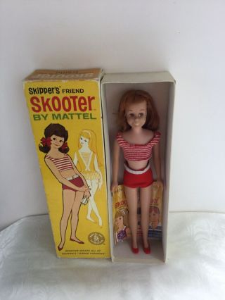 Vintage Scooter Doll With Booklet,  Stand Skipper Friend