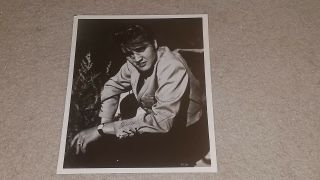 Vintage Elvis Presley B&w Black White Still Promotional Promo Photo Photograph 5