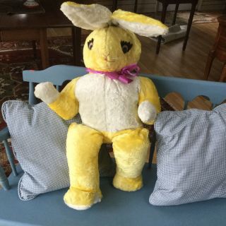 Large 40” Vintage Easter Bunny Rabbit 1950’s Found In Old Florist