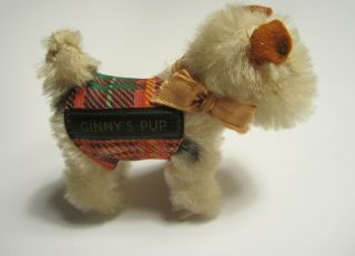 1950s Vogue Ginnys Steiff Pup With Blanket And Bell