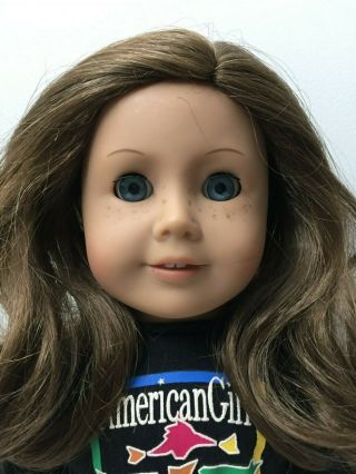 American Girl Doll Pleasant Company Just Like You Brown Hair Blue Eyes Freckles