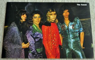 The Sweet Poster Sweet Group Shot Promo Poster Rare