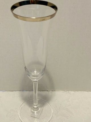 Vera Wang Wedgwood Classic Platinum Champagne Flute Goblet Nwt $40.  00