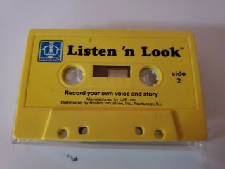 My Little Pony Adventure Book Hasbro Vintage Cassette Tape,  Listen n Look 1984 2