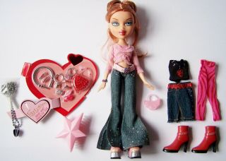 Bratz Sweet Heart Meygan Doll 2003 Red Heart Purse Collector 