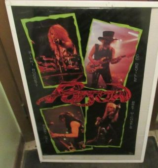 Poison Poster 1989 Rare Vintage Collectible Oop