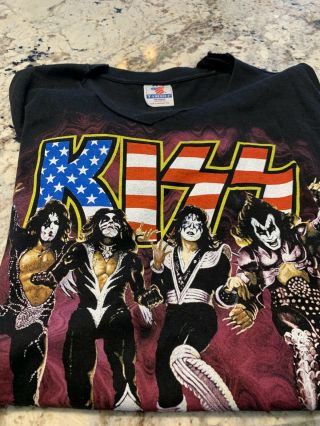Kiss Vintage 1997 Concert T - Shirt Never Worn Or Washed.  Size Xl