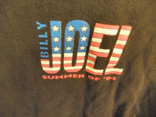 Billy Joel 1994 Tour T - Shirt Heart And Soul Summer Of 