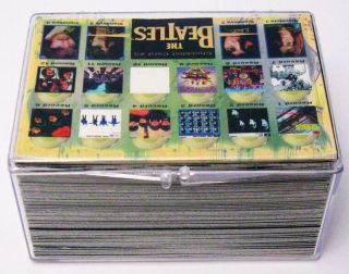 The Beatles Complete Set Of 100 1996 Sports Time Collectors Cards W Plastic Case