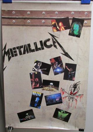 Metallica Live Binge And Purge 20x30 " 1999 Promo Cd Store Poster 2 Sided [p63]