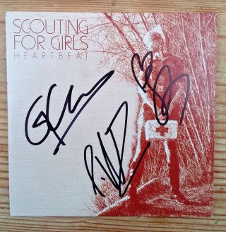 Scouting For Girls Signed Cd Sleeve 