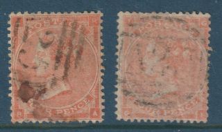 Gb Abroad In Malta A25 4d Vermilion 1862 Plates 3 And 4