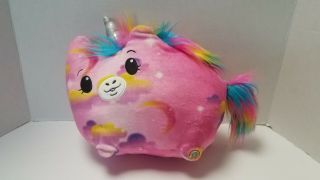 Pikmi Pops Surprise Pink Jelly Dreams Light Up Large Wishes Unicorn Plush 12 "