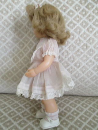Vintage 10” Tiny Terri Lee walker Doll in Organdy Dress and Undies 2