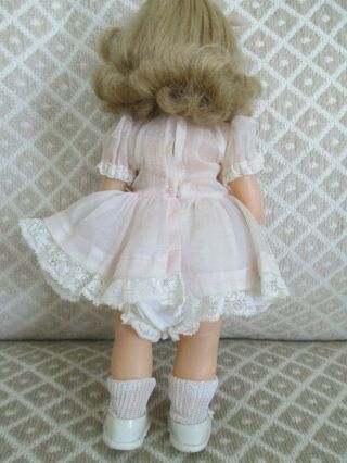 Vintage 10” Tiny Terri Lee walker Doll in Organdy Dress and Undies 3