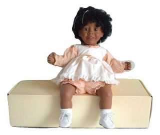 Lee Middleton Amanda African American Doll Baby Toddler Signed Numbered 1983