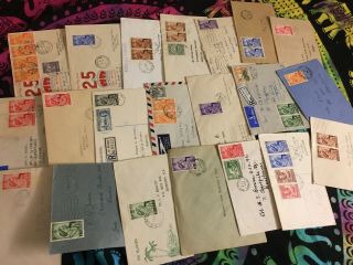 Commonwealth Stamps 1948 Silver Wedding First Day Covers Selection Bundle 1