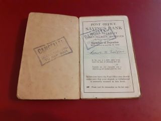 POST OFFICE SAVINGS BANK BOOK 1941 - 1953 Hove Eglinton Londonderry Ardrishaig 2