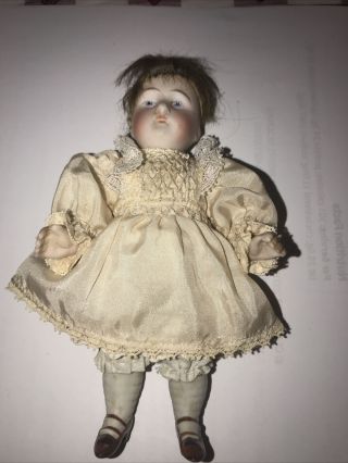 Antique Bisque Doll 5 1/2” 5 Pc Body