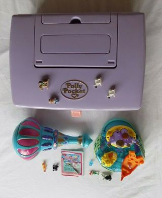 Vintage Polly Pocket Small Bundle - 1989 Jewel Case,  1996 Disney Ariel Well