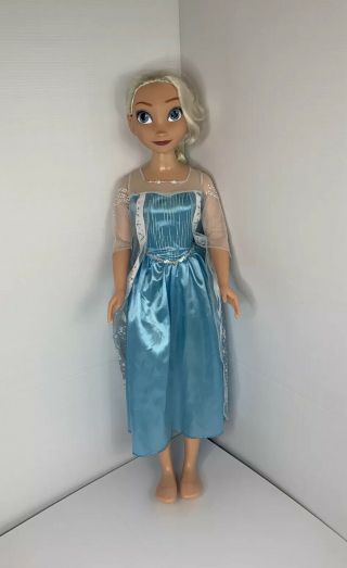 Disney Princess My Size Elsa 38 " Life Size Frozen Doll By Jakks Pacific