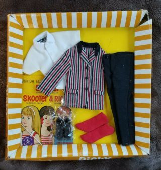 Vintage Barbie Skipper Ricky Doll Fashion Clothes 1503 Sunday Suit Complete Box