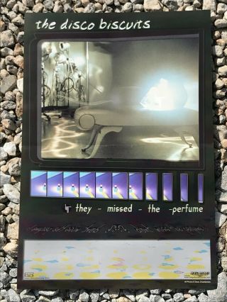 Disco Biscuits Rare Promotional Poster For " They Missed The Perfume " 13x19
