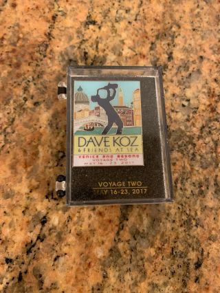 Collectible Pin: 2017 Dave Koz & Friends At Sea Venice And Beyond Music Tour