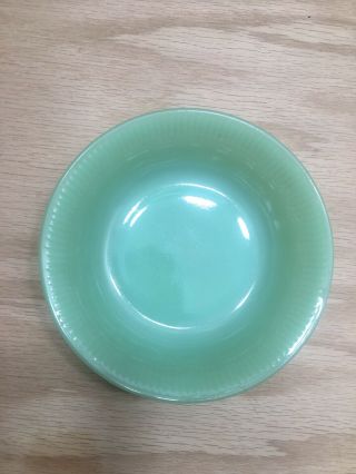 Vintage Jadeite / Fire King Bowl 5 1/2 " Oven Ware Fire King Green