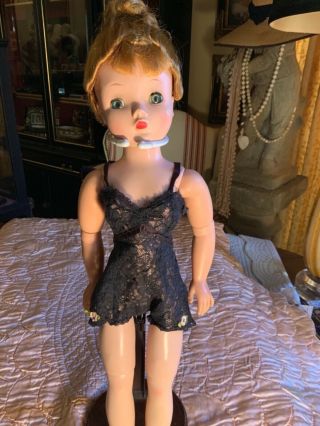 1950’s Vintage Madame Alexander Doll Cissy Black Lace Teddy Lingerie W/tag