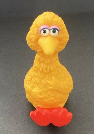 Vintage Sesame Street Muppets Inc.  Big Bird Plastic Toy Rare Playskool 1979 Vtg