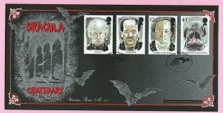 Bradbury Vp 111 1997 Fdc Tales Of Horror Dracula - Whitby Dracula Society - 15