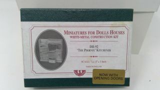 Phoenix Kitchener Dh - 92 Metal Kit Dollhouse Miniature 1:12 Victorian Wall Oven