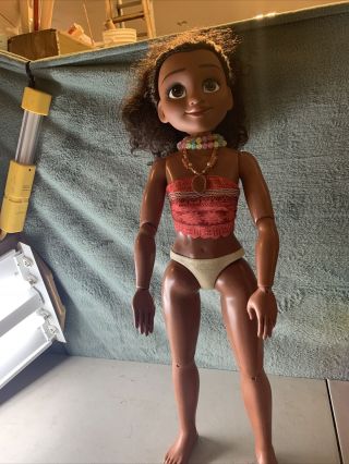 Disney Princess 32” My Size Moana Doll Posable Life Size Jakks Pacific