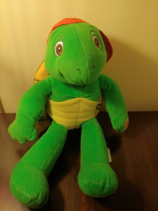 Franklin 14 " Talking Stuffed Plush Turtle By Kidpower Nelvana Vintage Nick Jr.