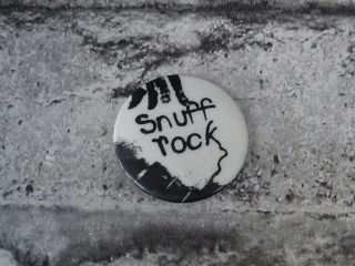 Snuff Rock Vintage Pin Badge 1970 
