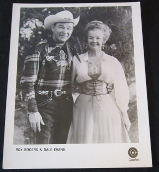 Roy Rogers & Dale Evans—c.  1970 Publicity Photo
