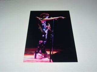 Kiss 8x12 Photo Paul Stanley Solo Rare Concert Live Alive Album Tour 1976 1