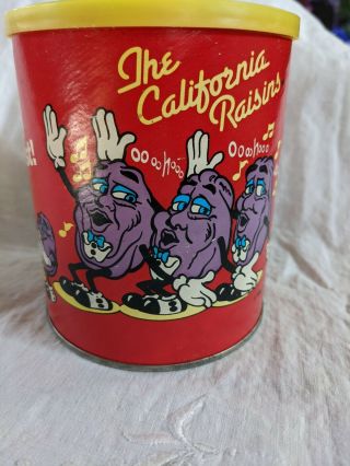 Vintage California Raisins Container Champion Raisins