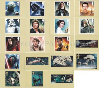 Gb Postcards Phq Cards No.  408 Star Wars