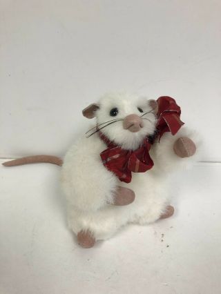 Beaver Valley Baby Mouse Lmt Edition 378 Plush Signed Kaylee Nilan 1989 7 "