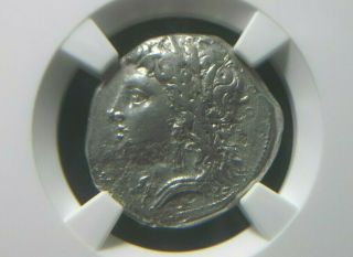 Greek Silver Stater From Metapontum In Lucania 340 - 330 Bc Ngc Ch F 8077